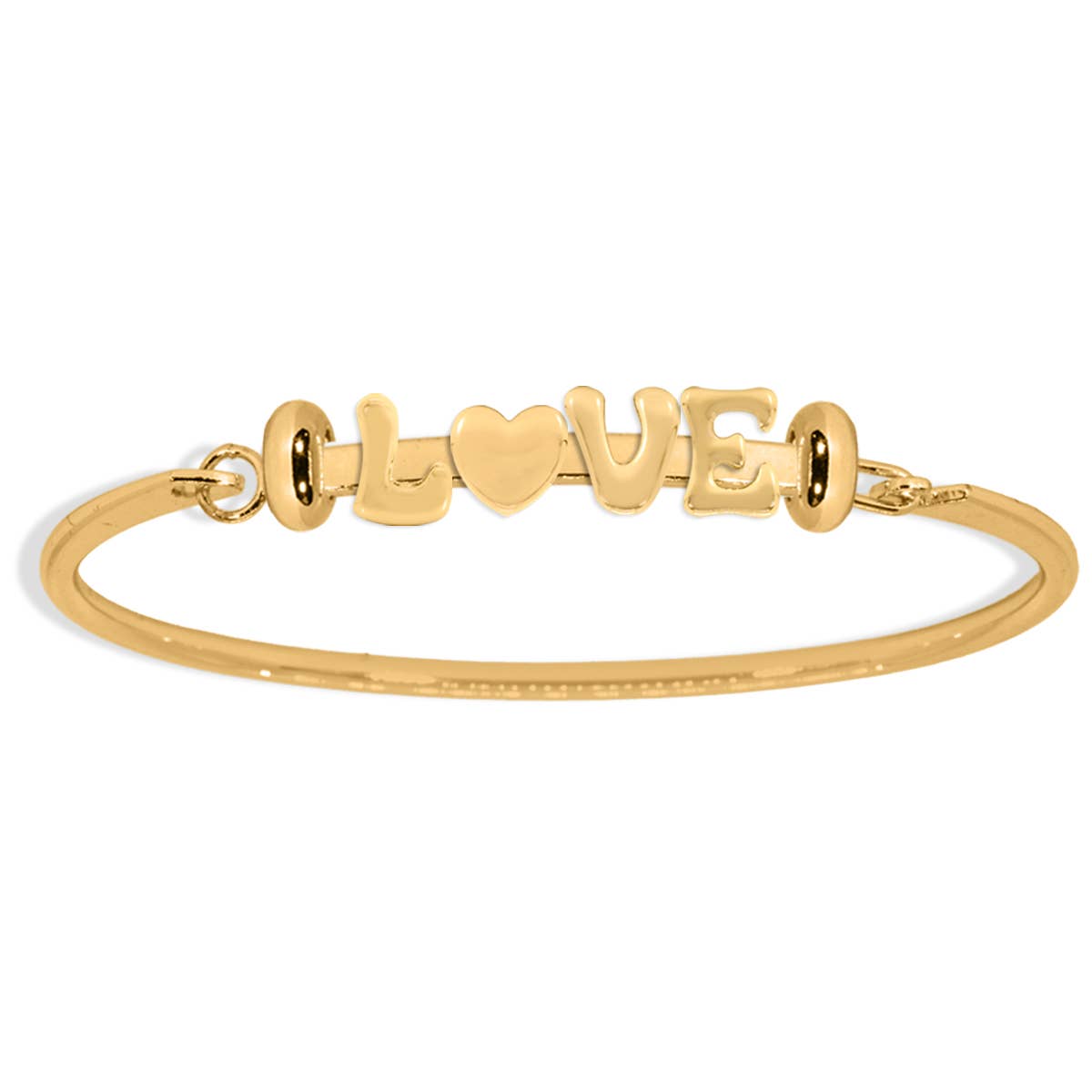 Maya J - Vente Breloques/médailles personnalisées - Pendentif Initiale Mini Bulle Plaqué Or 8mm - Unité / Recharge59