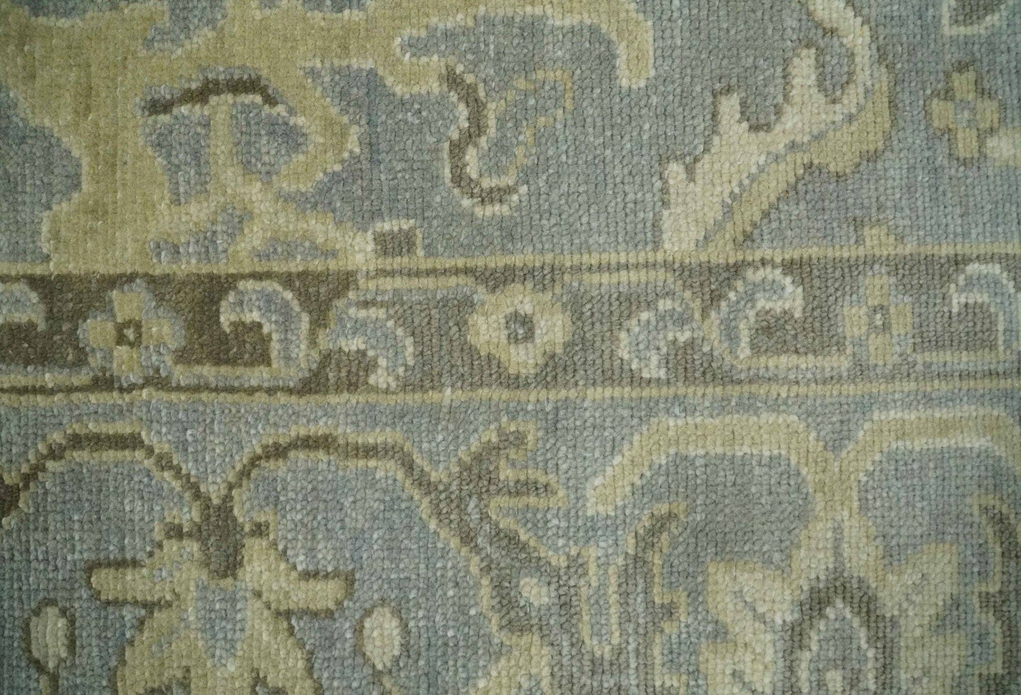 The Rug Decor, Inc. - Wholesale Area Rug - 2x3 Hand Knotted Gray, Beige and Olive Traditional Persian Oushak Wool Rug | N51231