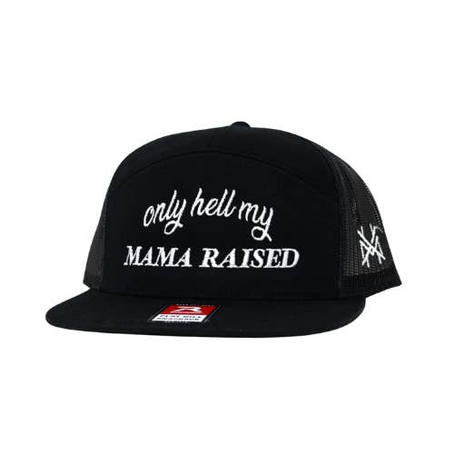 The Mad Hatter Co - Wholesale Trucker Hat - Unisex - MHC Only Hell My Mama Raised Trucker Hat