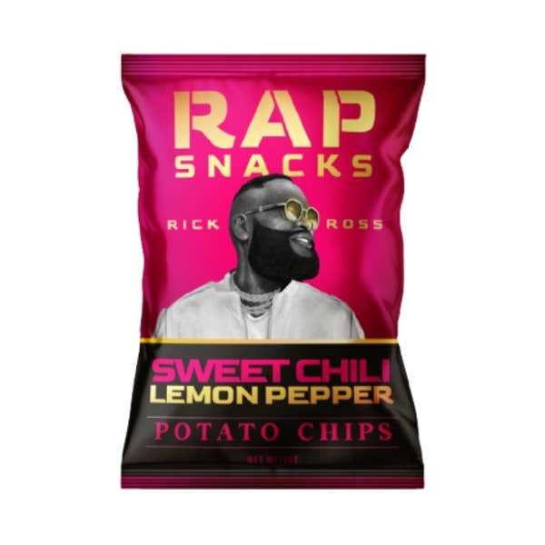 Rap Snacks - Wholesale Chips - Rick Ross Sweet Chili Lemon Pepper Potato Chips (2.5oz)