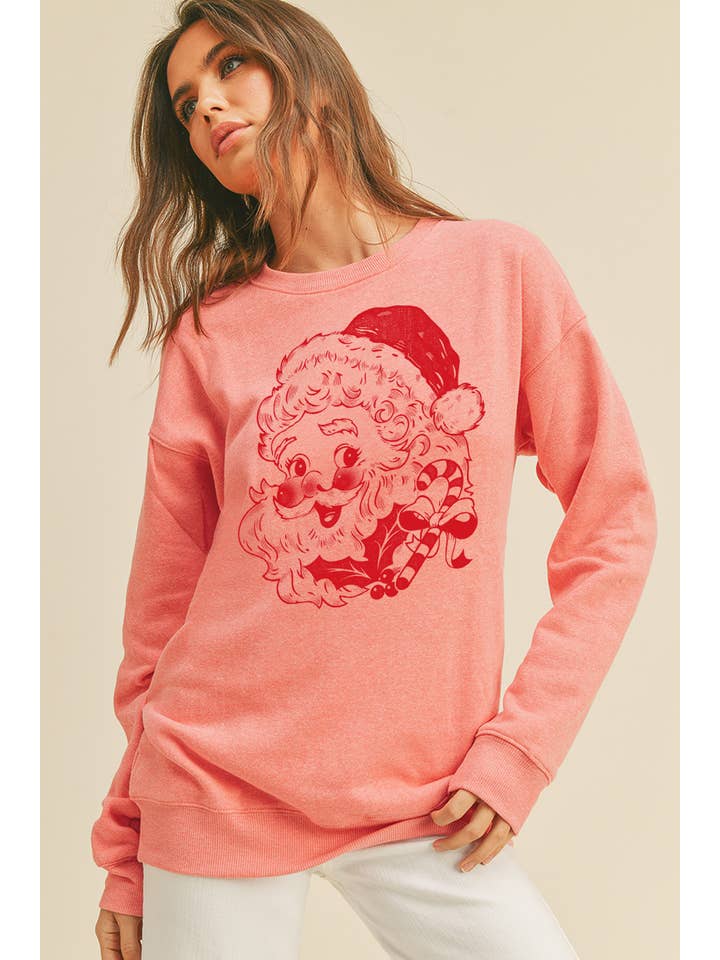 Honestee - Wholesale Sweatshirt - Women's - Santa Claus Long Sleeve Sweatshirt1