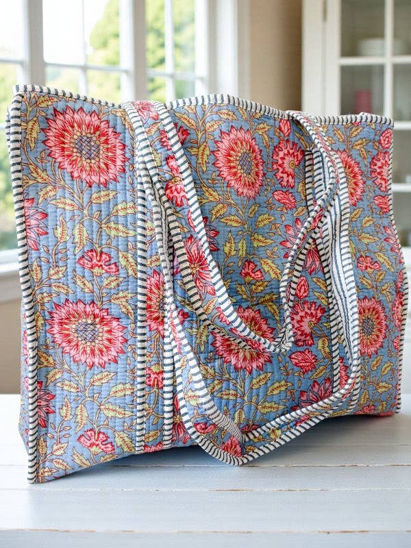 September Haze Floral Tote Bag for wholesale by Nash Grey