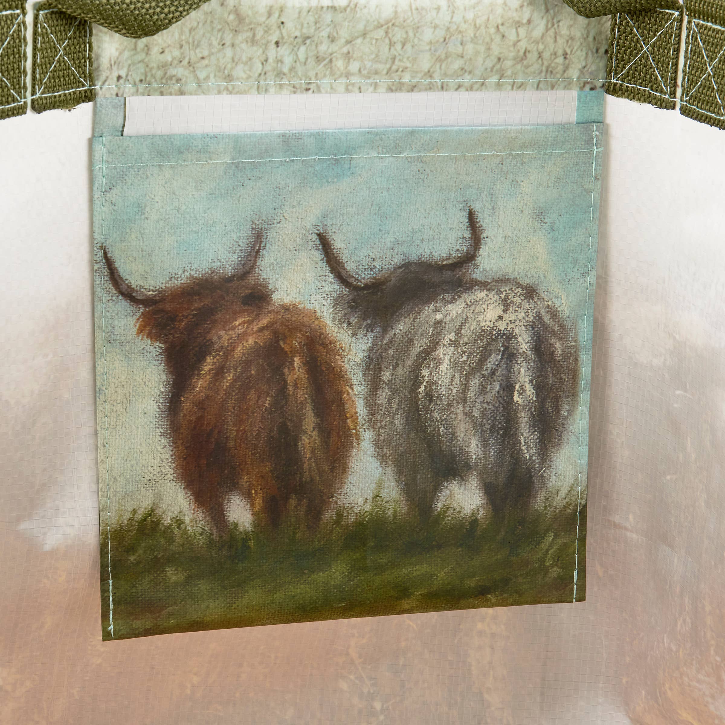 Primitives by Kathy - Wholesale Tote Bag - Unisex - Highland Cows Shopping Tote3