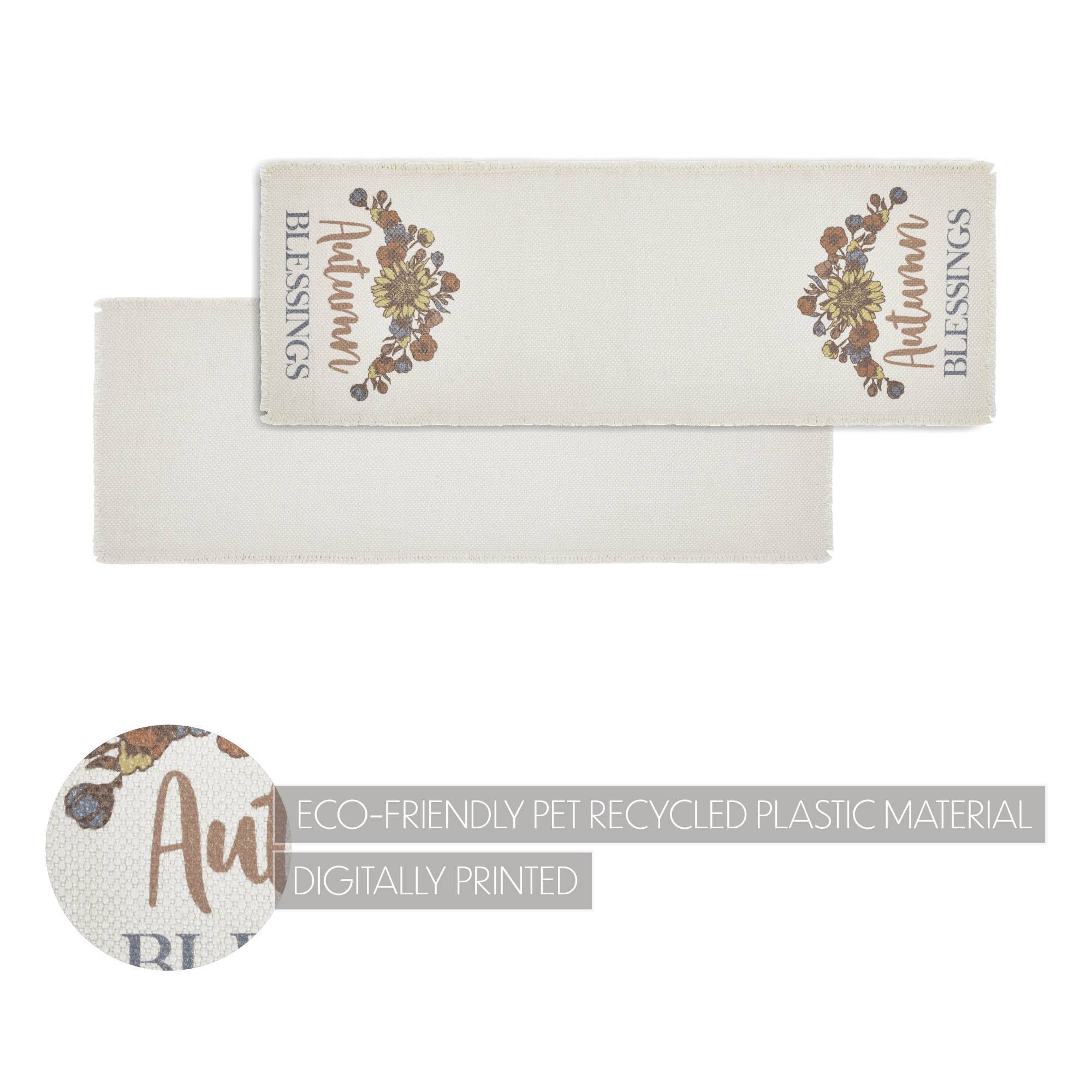 VHC Brands - Wholesale Table Runner - VHC Brands Autumn Blessings Cotton Farmhouse Table Runner 8x24 Fall Harvest Thanksgiving Decor with Pumpkins, Leaves, Berries1