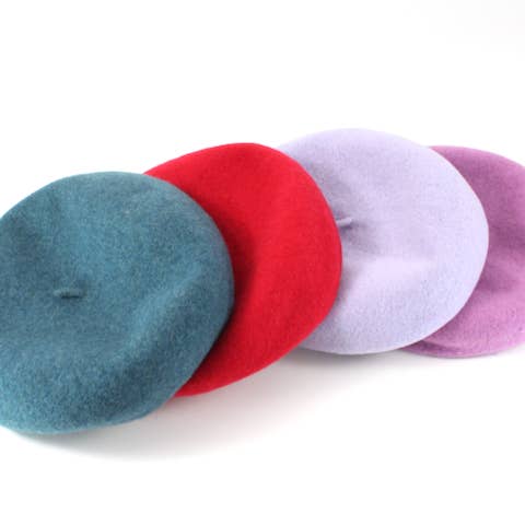 Pretty Persuasions - Wholesale Beret – Women's - H22067 Sleigh Ride Beret Wool Hat23