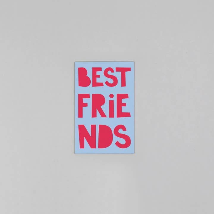 Mini card wood pulp Fred Friend for wholesale by Kunst an Papier