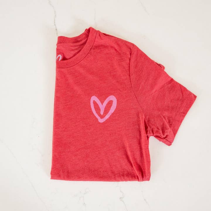 House of Shan, INC - Wholesale Screen Printed T-Shirt - Women's - Women's Imperfect Heart Tee