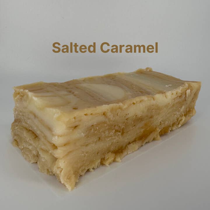 Nick's Wicked Tasty Fudge LLC - Wholesale Fudge - Salted Caramel Fudge (1/4 lb Wrap)