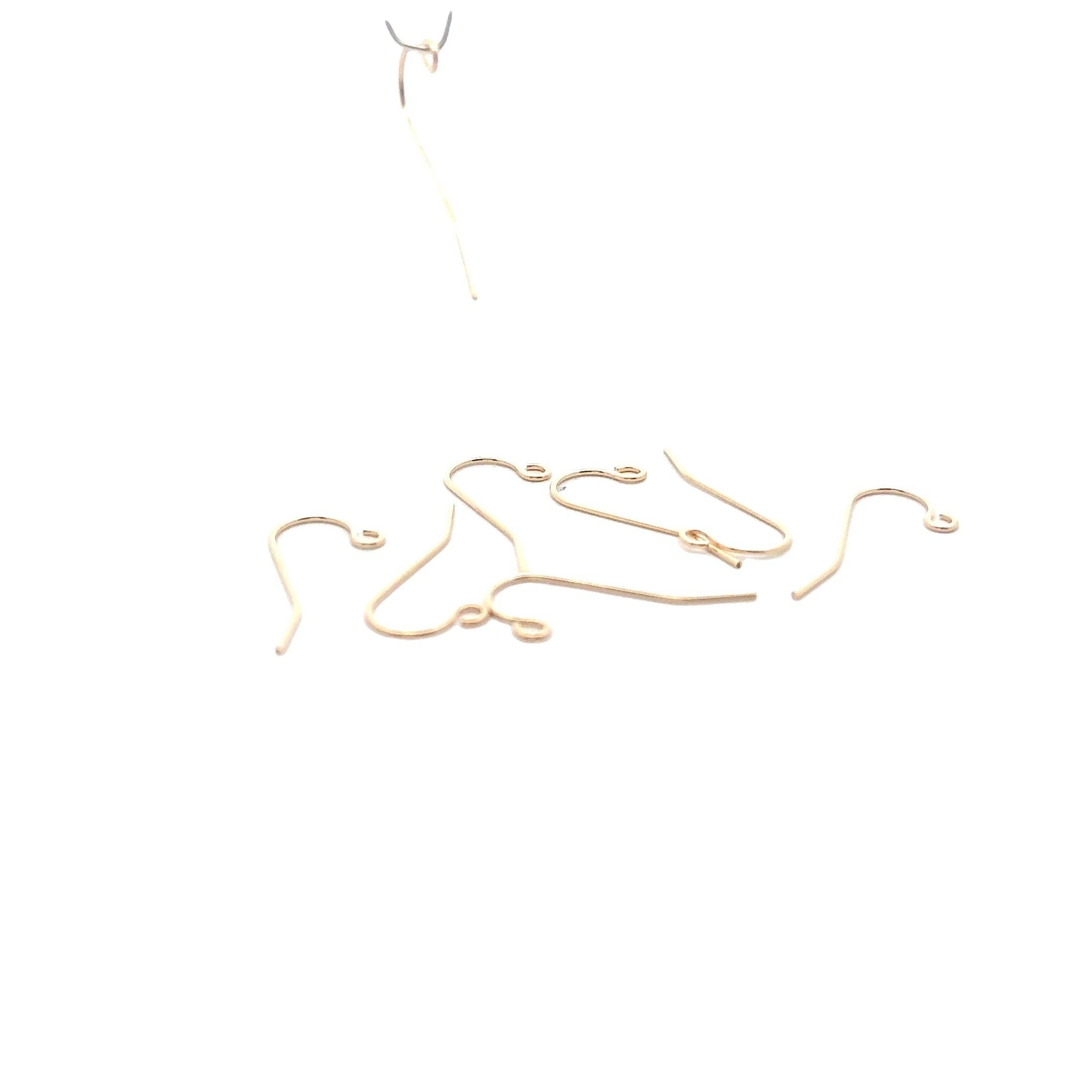 Purity Beads – wholesale Craft supplies – 14K Real Gold Filled French Ear Wire | 18 Pieces per pack | Size: 10X22mm |  #EW16GF4