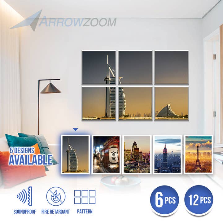 Panneaux muraux en feutre Velcro pour art urbain KK1226 pour la vente par Arrow Zoom Limited