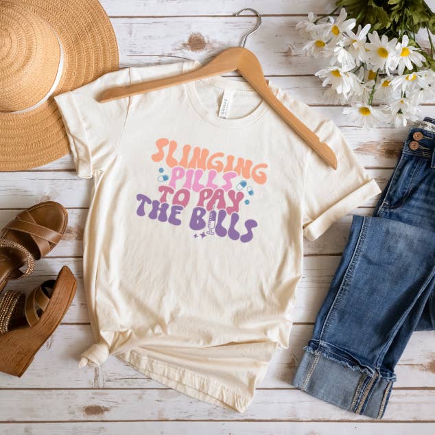 Women's Graphic Tee, Nurse, Pharmacy Humor for wholesale by Crafty Mamas Creationz