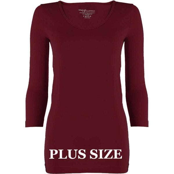 The Magic Scarf Company - Wholesale Knit Top - Women's - 2820 - Magic SmoothWear 3/4 & Long Sleeve50
