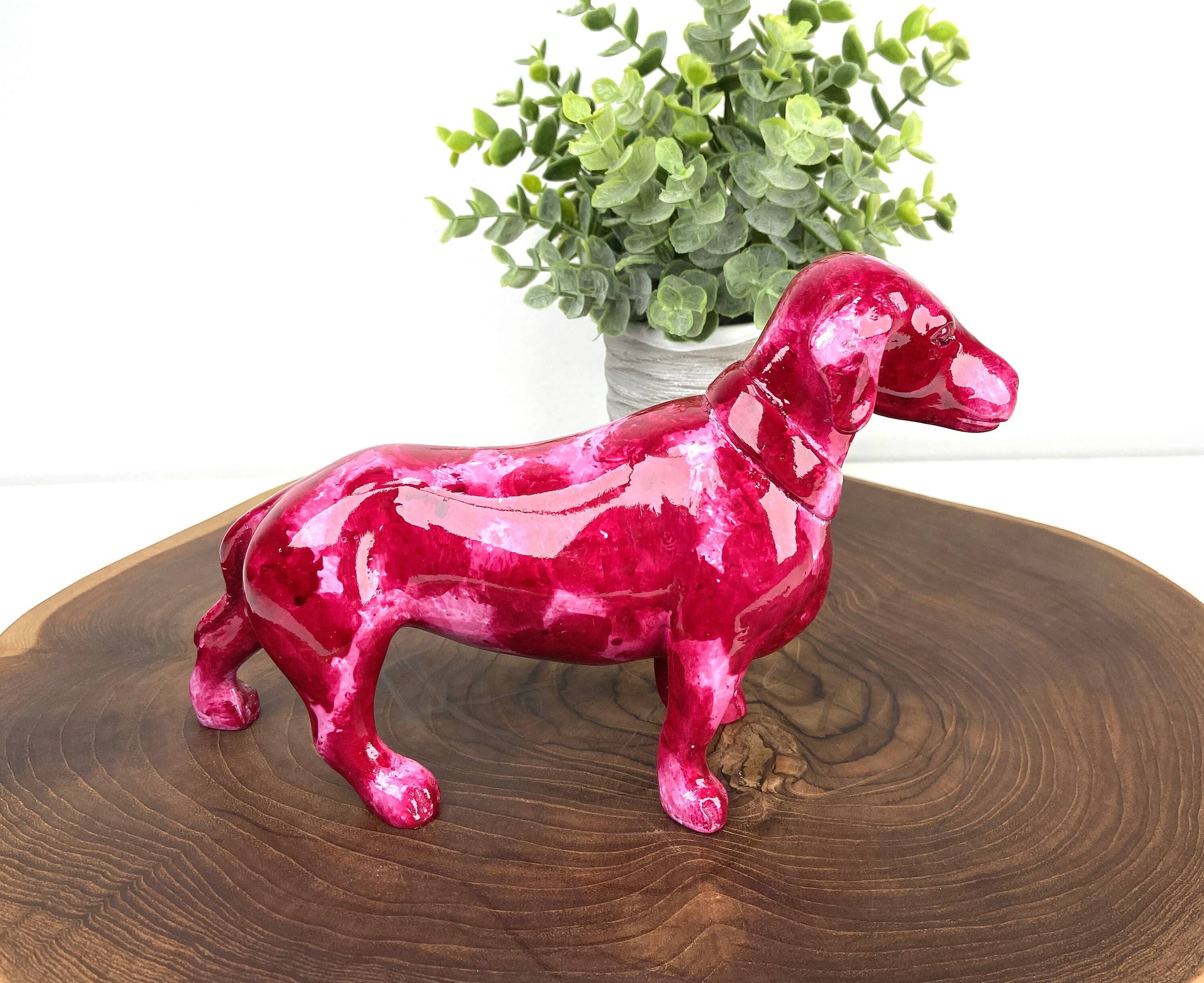 baligood - Wholesale Decorative Figurine - MINI DACHSHUND STATUE, Dog Lover Statue, Dachshund Statue Garden, Doxie Porch2
