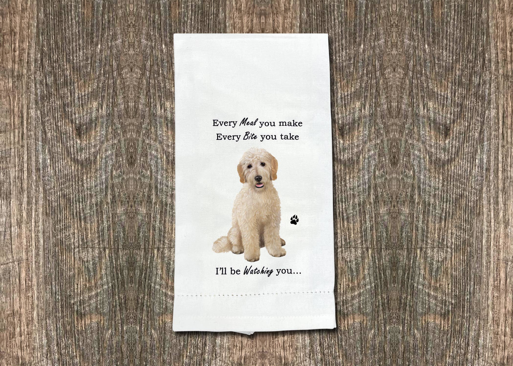 E&S Pets - Wholesale Theedoek - Goldendoodle keukenhanddoek4