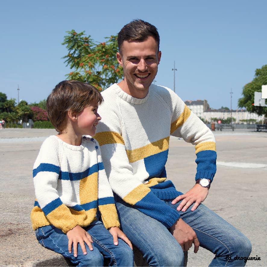 LA DROGUERIE – wholesale Bok - Vuxen – DIY-stickbok "Nos hommes by La Droguerie"1