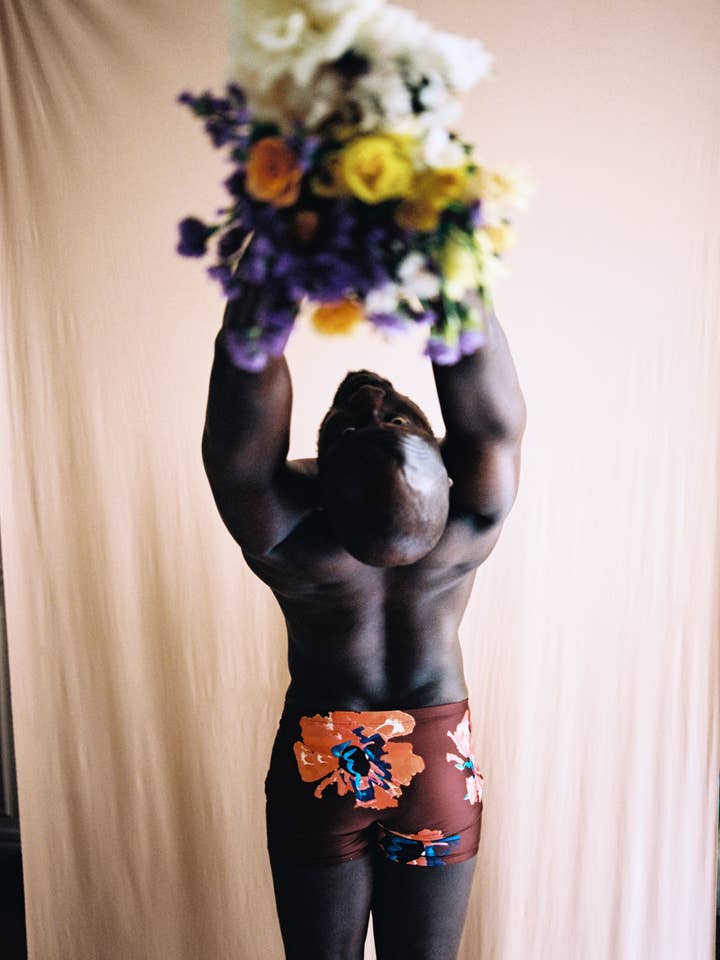 Short Herren Red Flower für den Großhandel von Take It Easy Honey