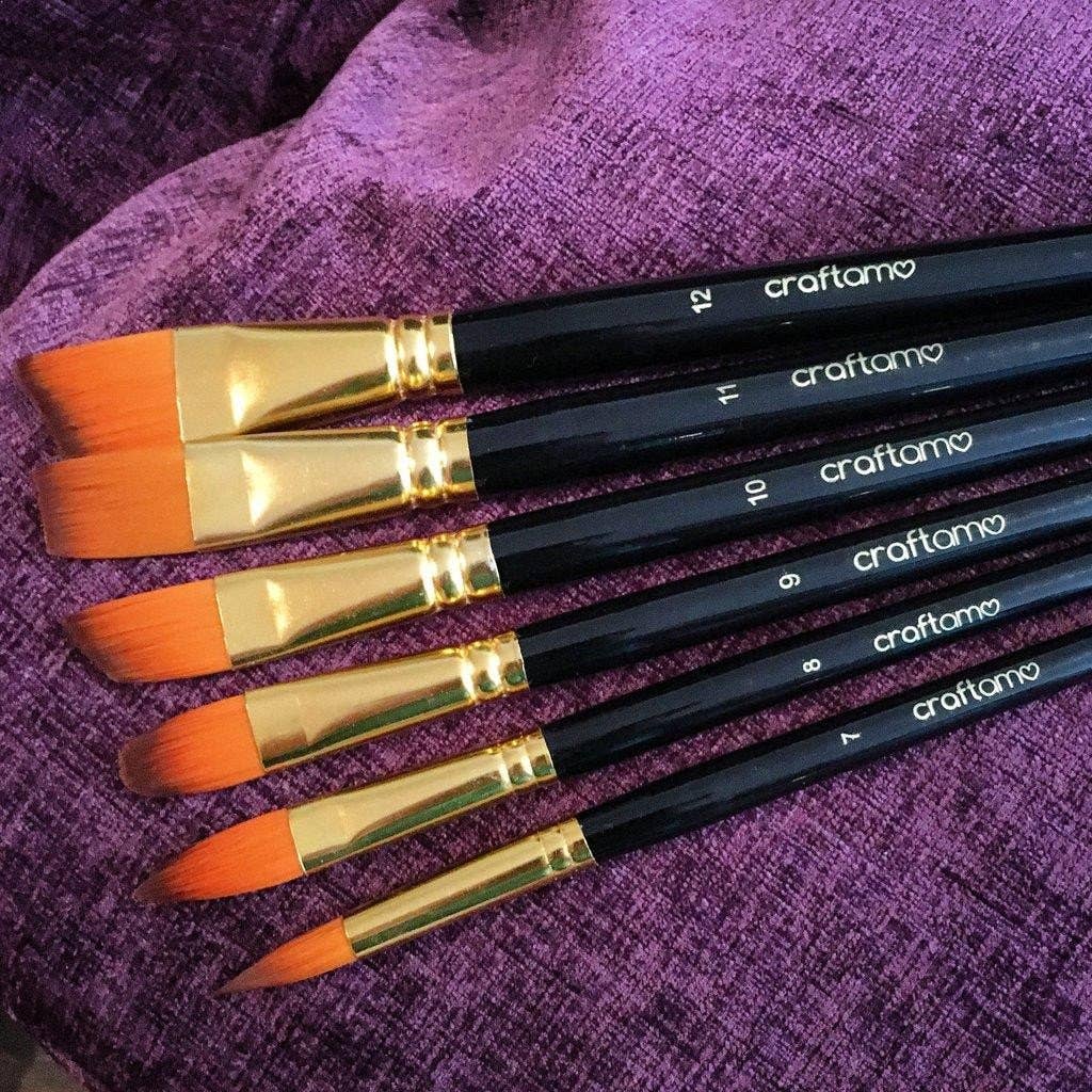 Craftamo – wholesale Paint/wax brush – Art Brushes - 15 Piece Paint Brush Set w/ Pop-Up Carry Case8