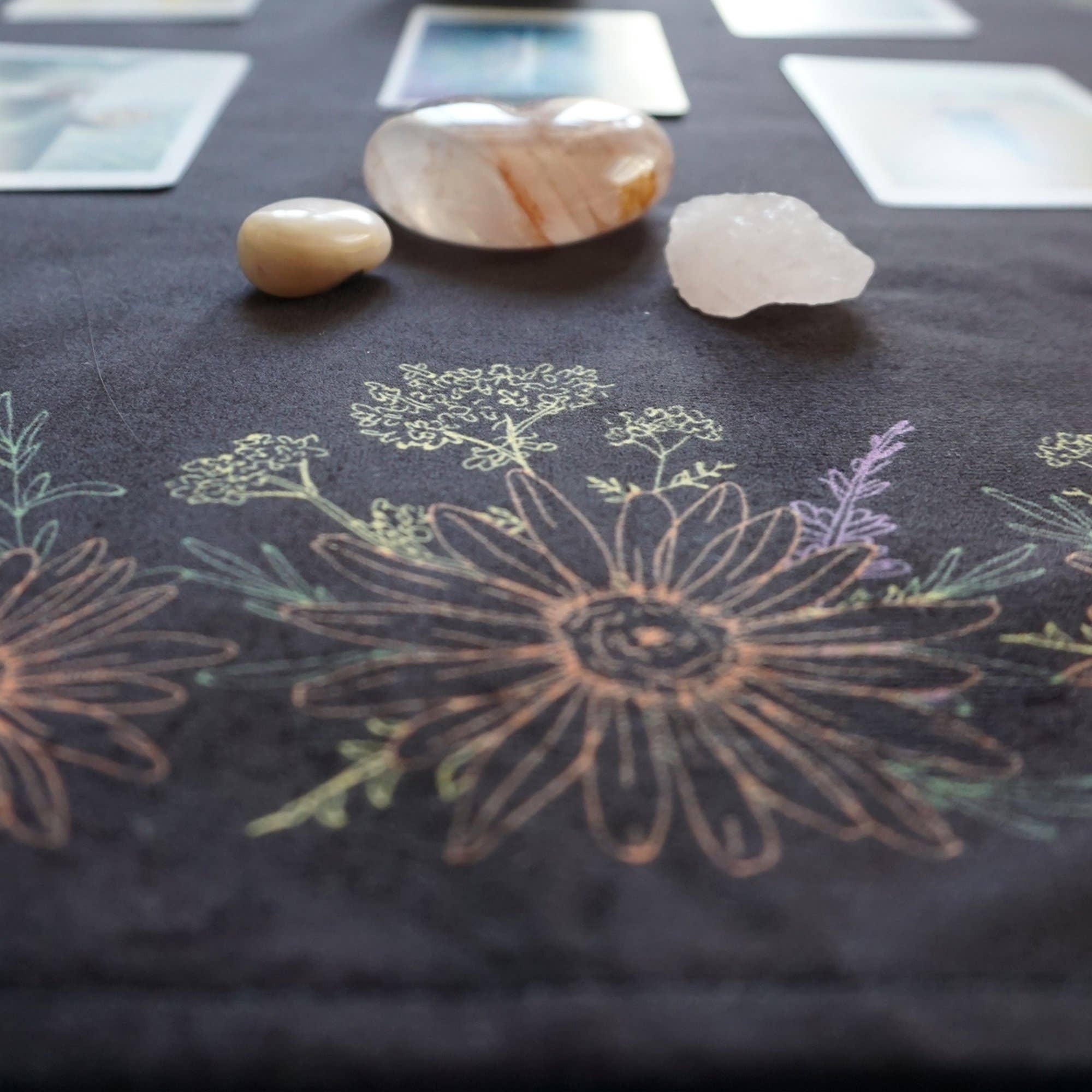 Hidden Crystal Tarot - Wholesale Tarot Cards - Kitchen Witch Herbology, Smoke Cleansing, Altar-Tarot Cloth8