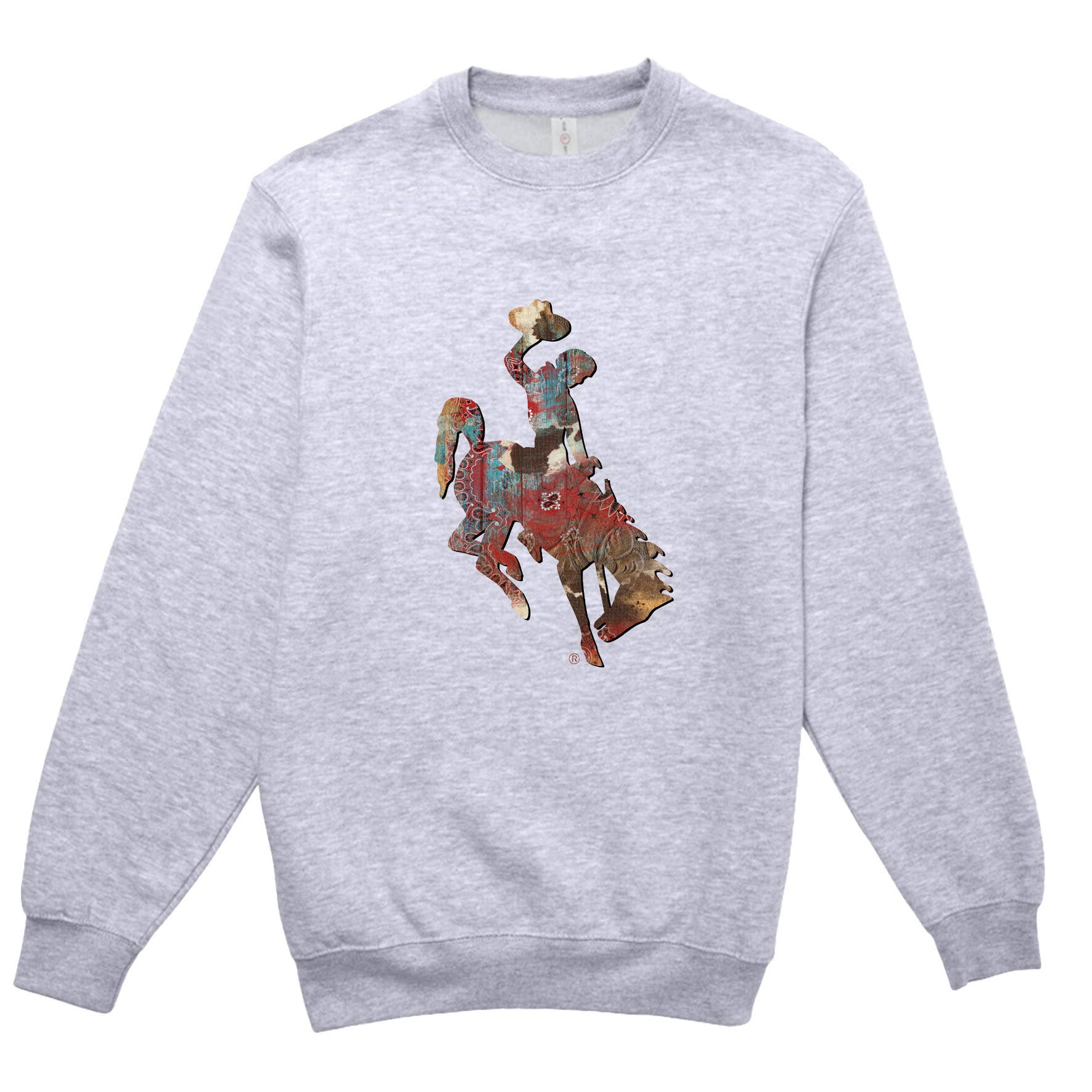 This Joyful Home - Wholesale Graphic Sweatshirt - Women's - Western WY Bucking Horse Sweatshirt Sweater6