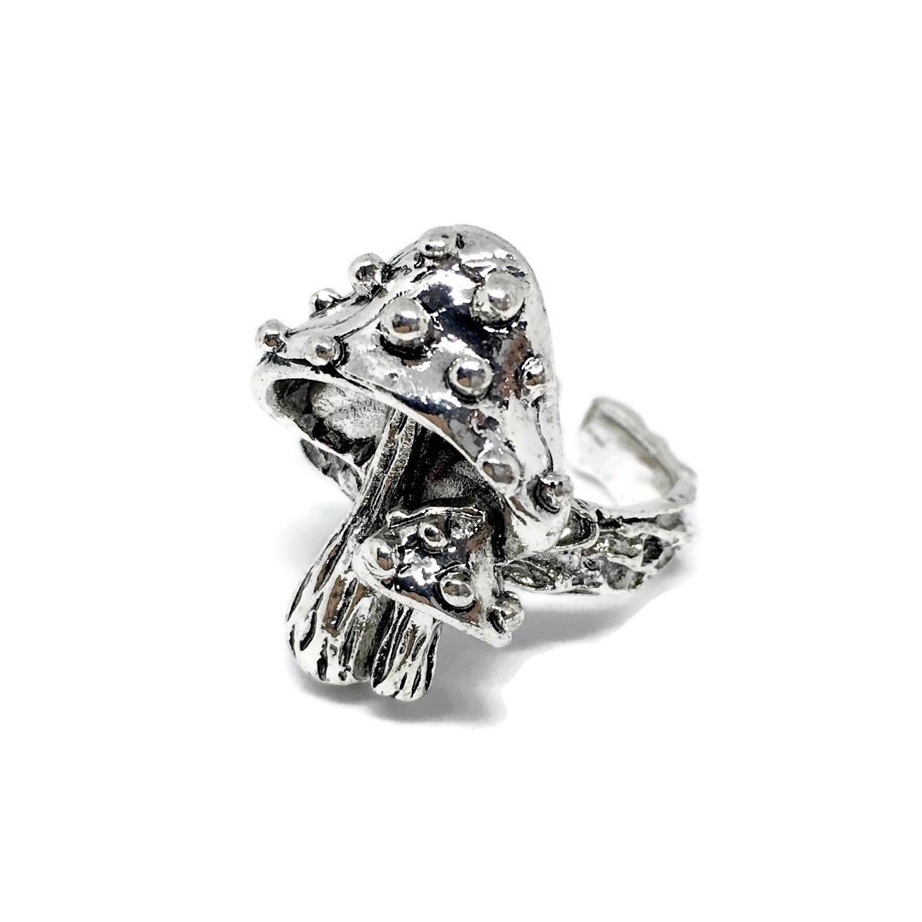 Gifts From The Crypt – wholesale Cocktail/statement ring – Mystic Mushroom Adjustable Ring | Fairy Forest Toadstool3