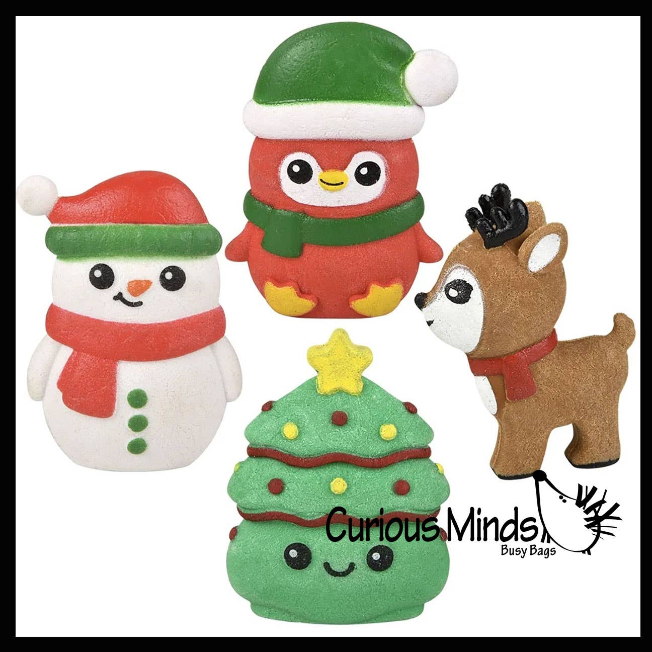 Curious Minds Toys - Vendita all'ingrosso Giocattolo fidget - Bambini - 1 Natale Fai crescere un personaggio nell'acqua - Aggiungi acqua e basta4