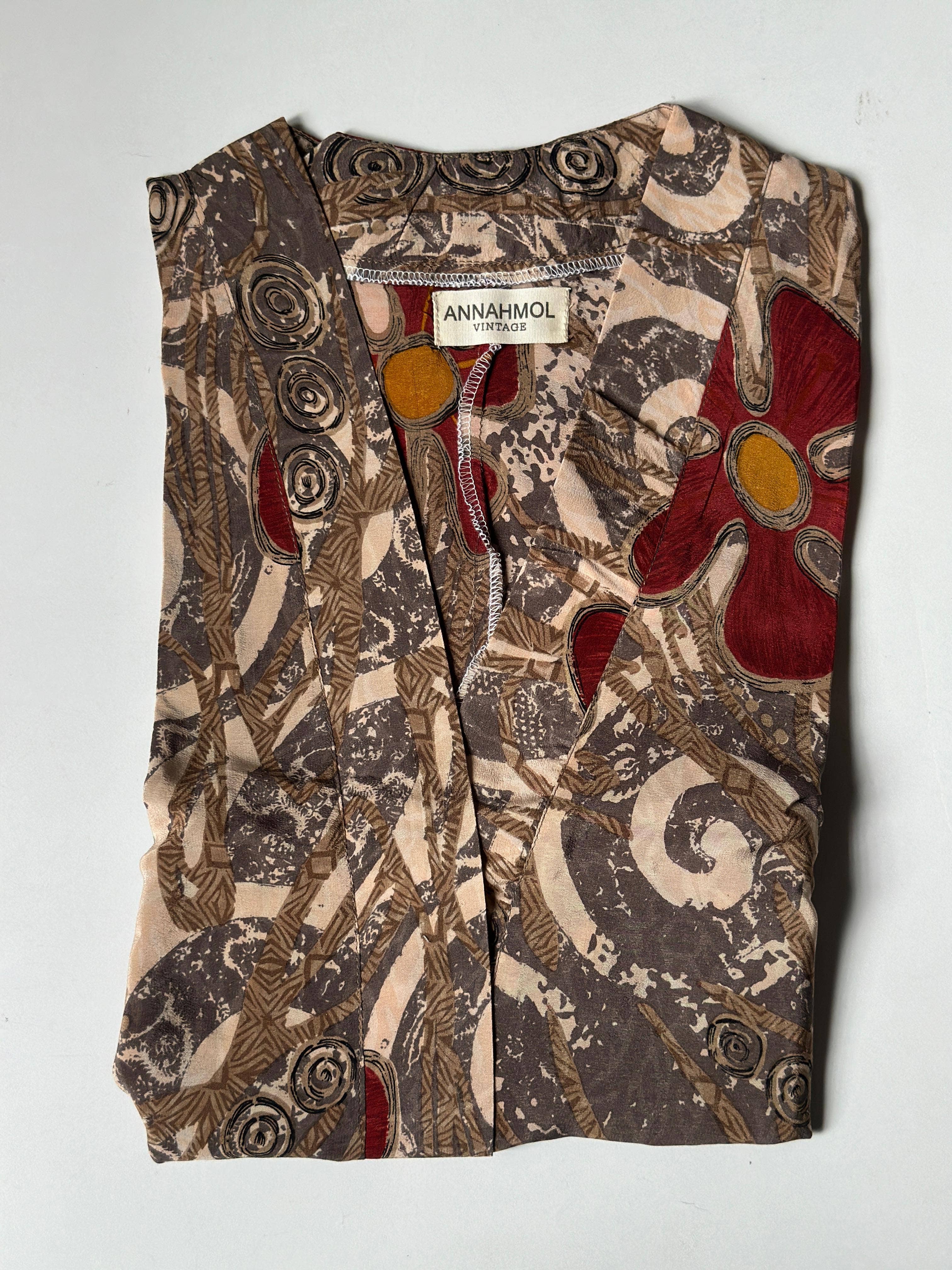 Annahmol - Wholesale Blouse - Women's - Vintage Silk Kimono Top: Free Size: BEST SELLER : OOAK13