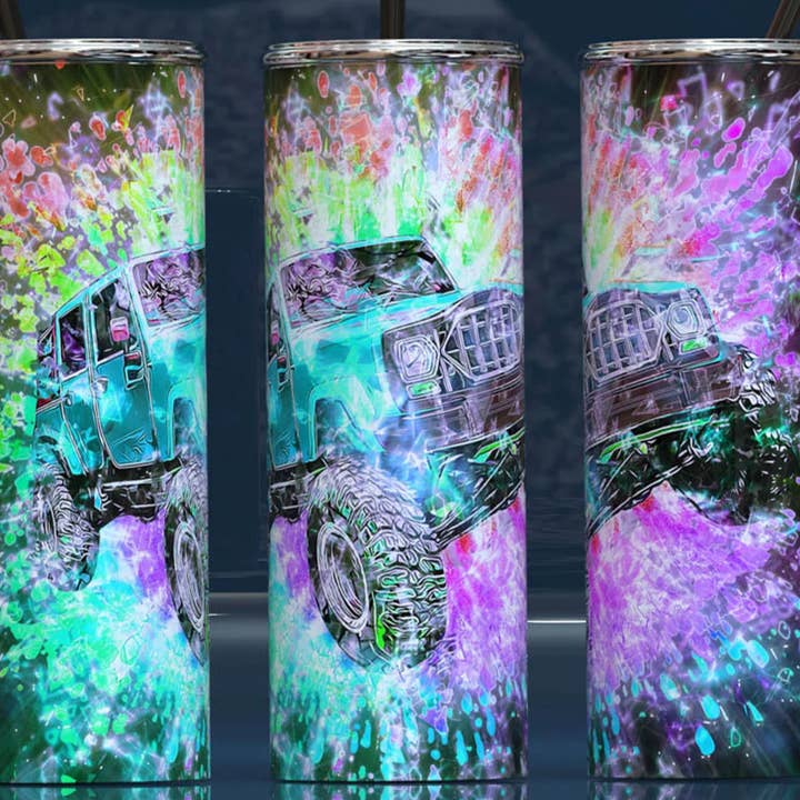 Jeep Tumbler for wholesale by Cheyenne Customs