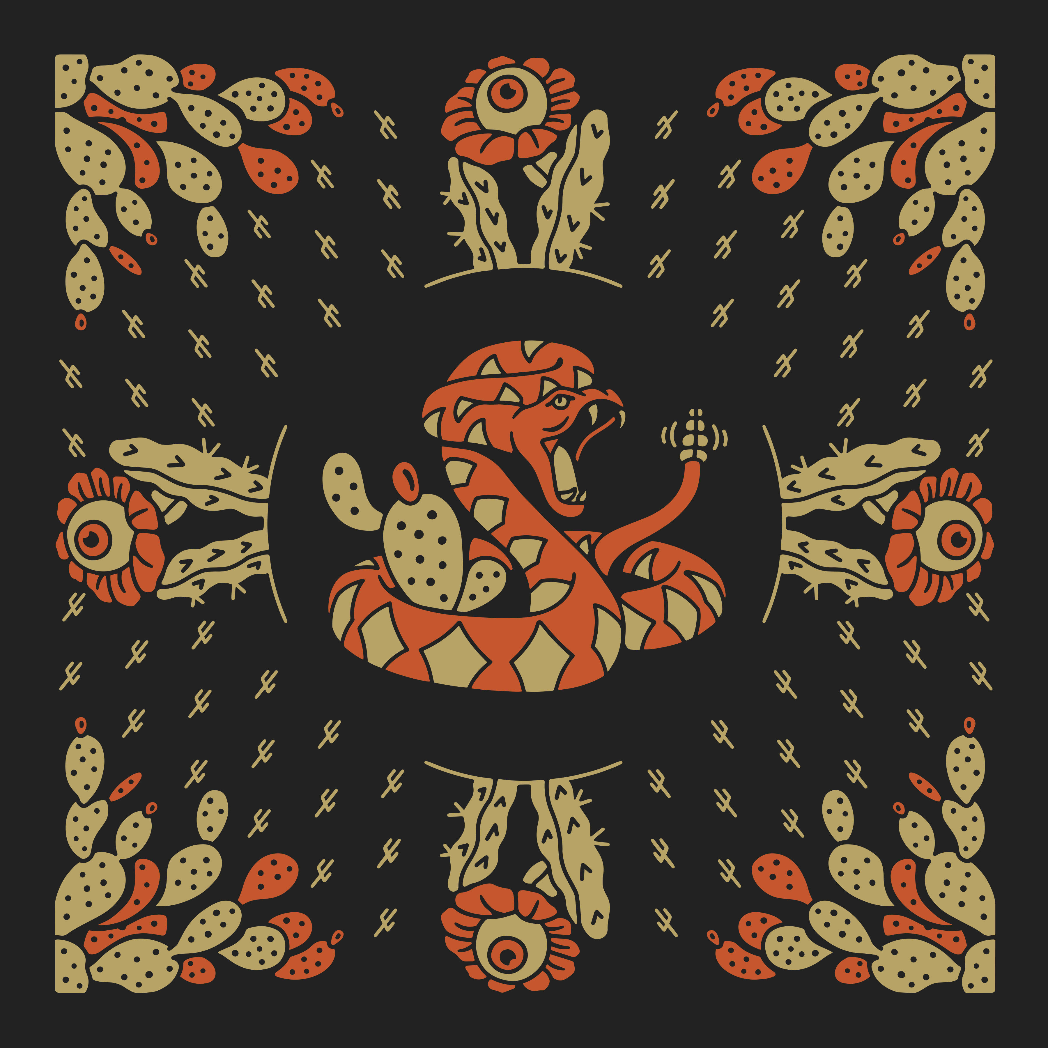 BANDITS Bandanas - Wholesale Bandana - Unisex - "Cactus Dream"1