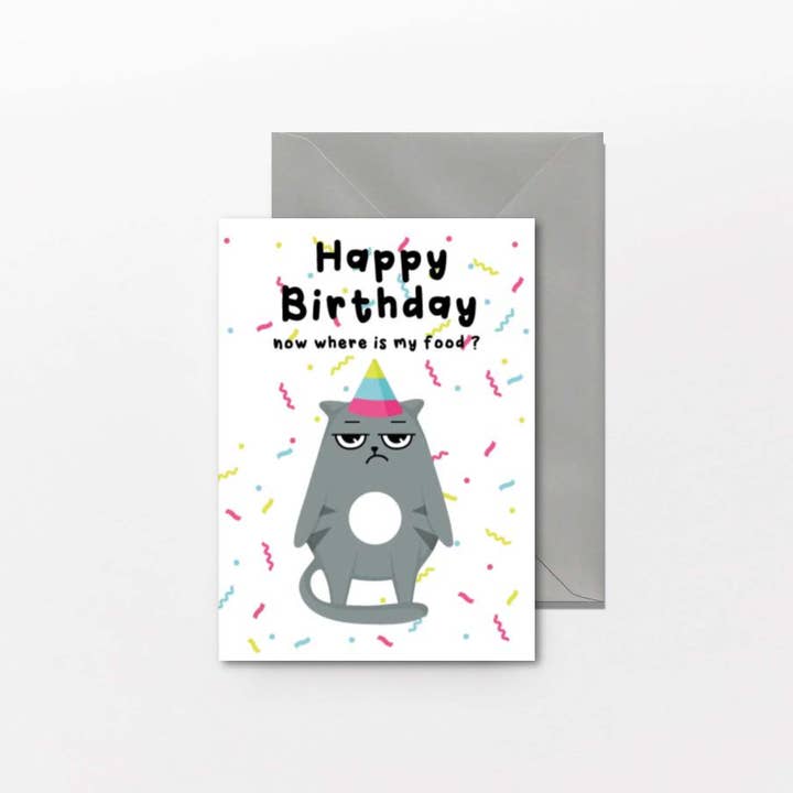Cheeky Chops Cards & Wanky Candles - Venta al por mayor Tarjetas de cumpleaños - Tarjeta de cumpleaños para mascotas - Feliz cumpleaños animal