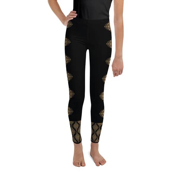 Ahisma Gold - Leggings juveniles para venta al por mayor de SuniaYoga