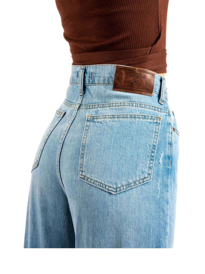 SPONTANÉ - Wholesale Jeans - Women's - Jean Flare - High Waist - loose jeans5