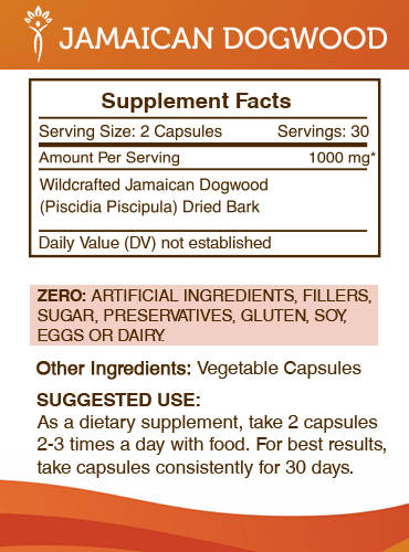 Secrets Of The Tribe - Wholesale Oral Supplement/Vitamin - Jamaican Dogwood Capsules1