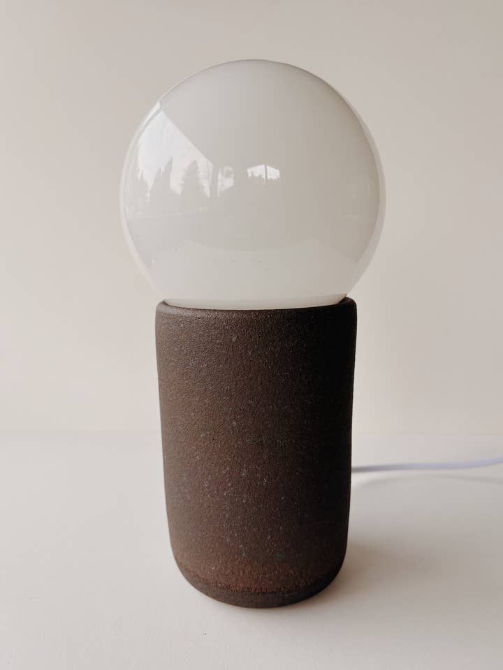 Lamp- Dark Brown for wholesale by Coastline Ceramics