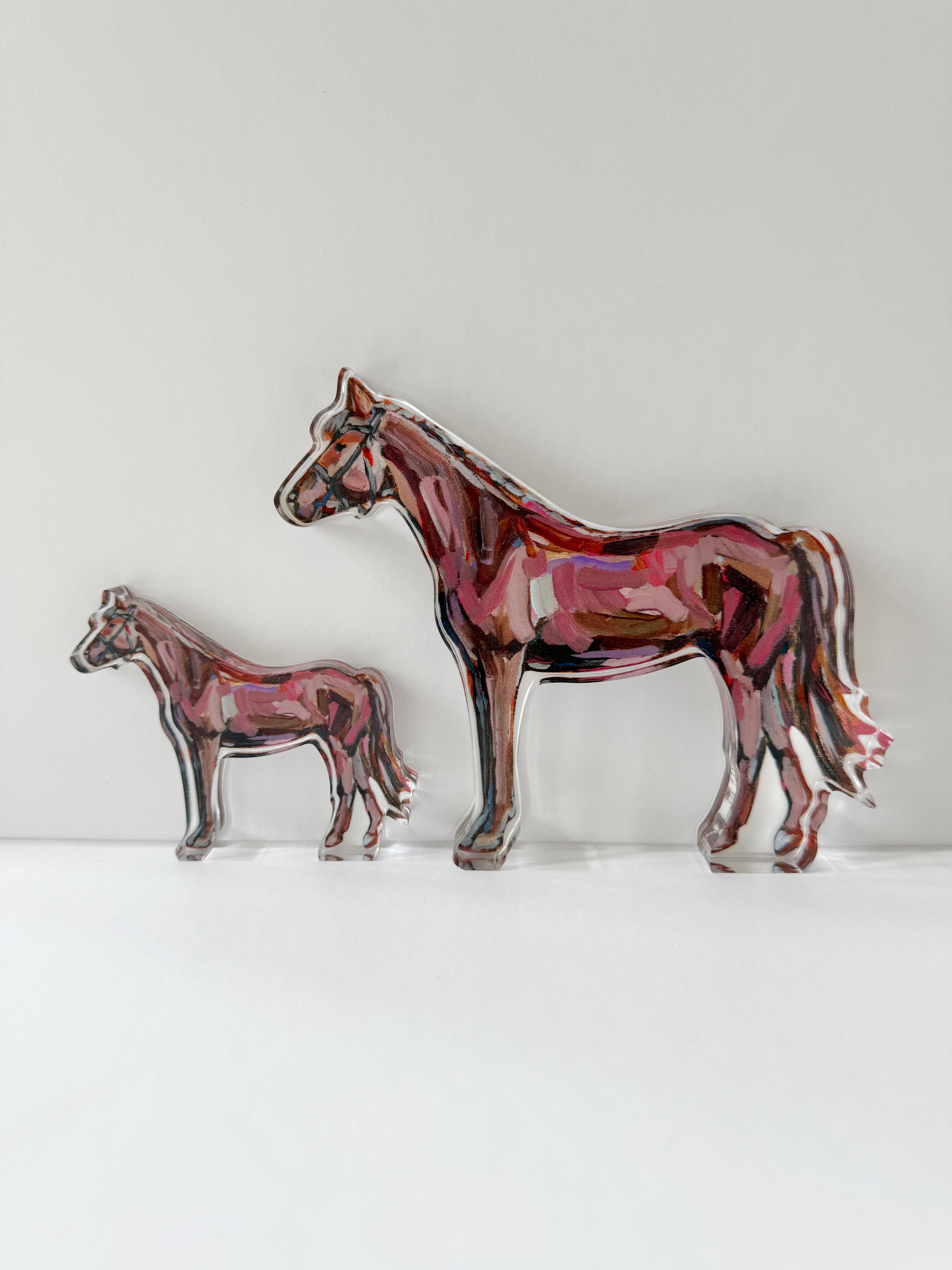 Chelsea McShane Art - Wholesale Decorative Tabletop Object - "Rose in the Dust" acyrlic1