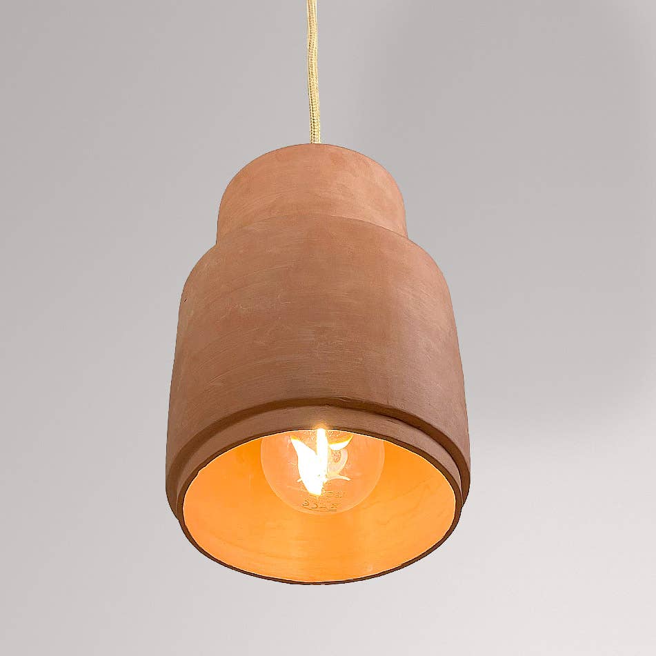 Greatceramics - Venta al por mayor Lámpara de araña y colgante - Lámpara Banzai Beach en terracota artesanal de arcilla7