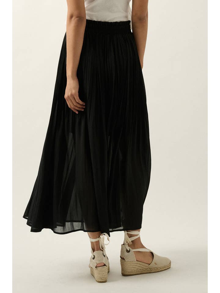 Promesa USA – wholesale Skirt – Women’s – Solid Pleated Chiffon Maxi Skirt20