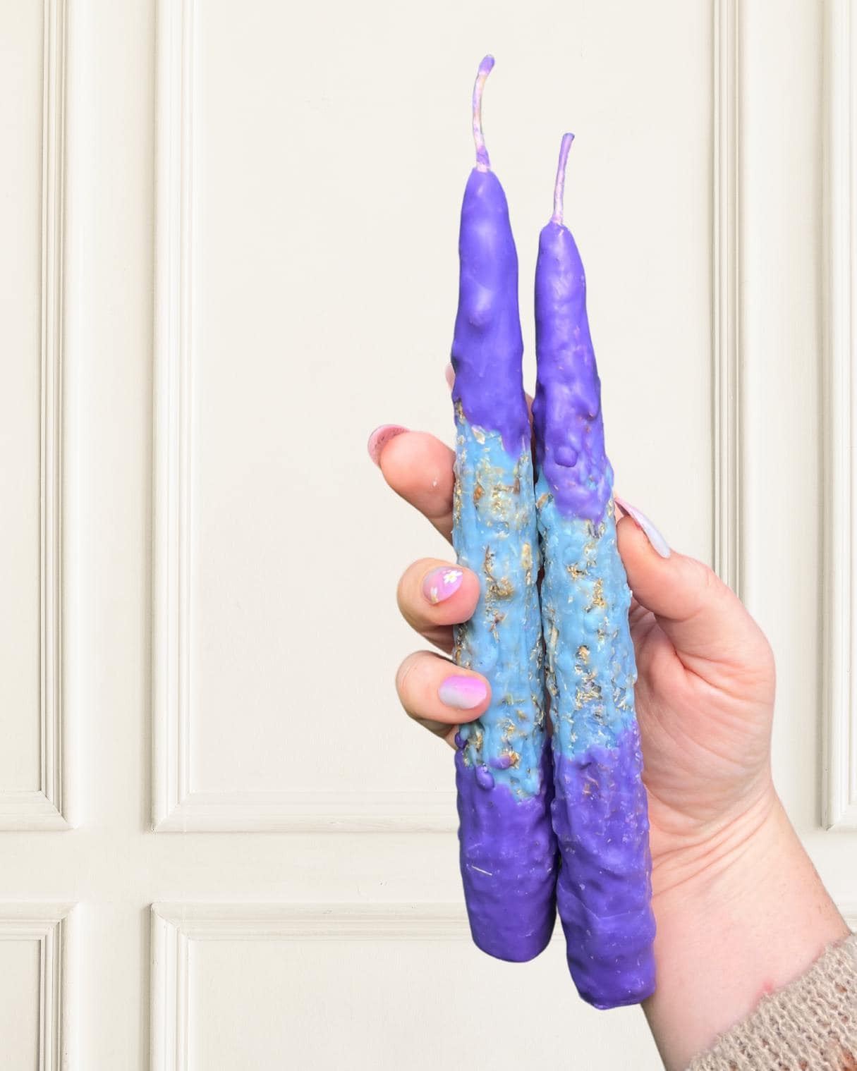 Beauty and the Moon - Wholesale Tapered Candle/Candlestick - Serenity Candle | Anointed Ritual Candle | Dressed Candle4