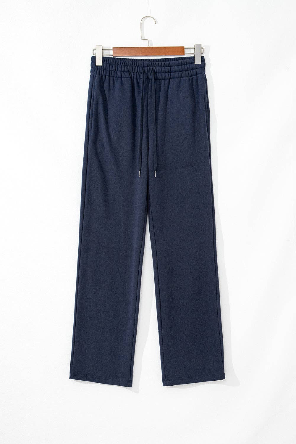 PRETTY BASH - Wholesale Pants - Women's - Solid Fleece-Lined Drawstring Waist Pants3