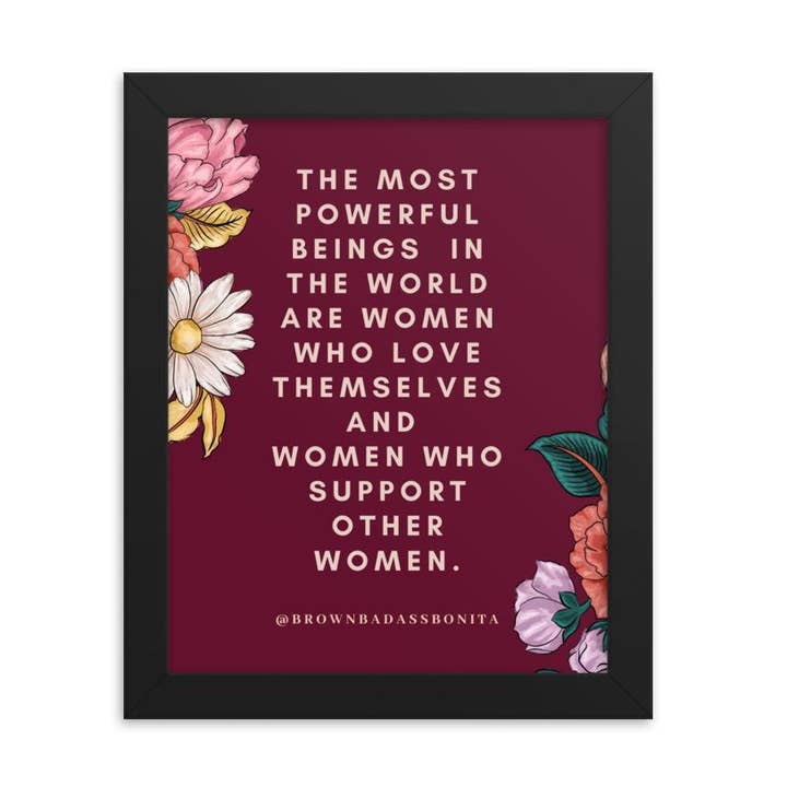 Most Powerful Being Framed Poster por atacado de Badass x Bonita