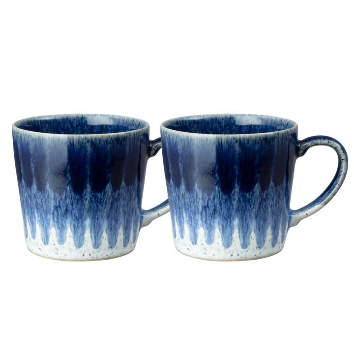 Studio Blue Accent Set of 2 Coffee Mugs for wholesale by Denby