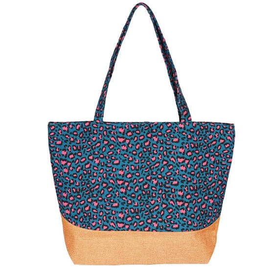 Madeline Love - Wholesale Tote Bag - Women's - Leopard Print Jute Tote Bag2