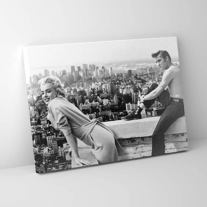 Canvas print Marilyn & Elvis - Wall Art Decor for wholesale by GTA ART