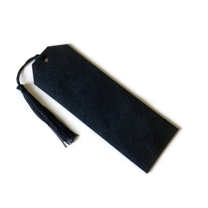 Black Leather Bookmark for wholesale by Absolutely EVO