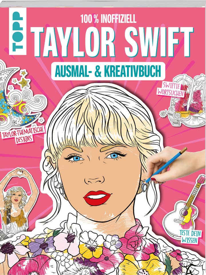 The Unofficial Taylor Swift Colouring And Creative Book for wholesale by frechverlag TOPP & BusseSeewald