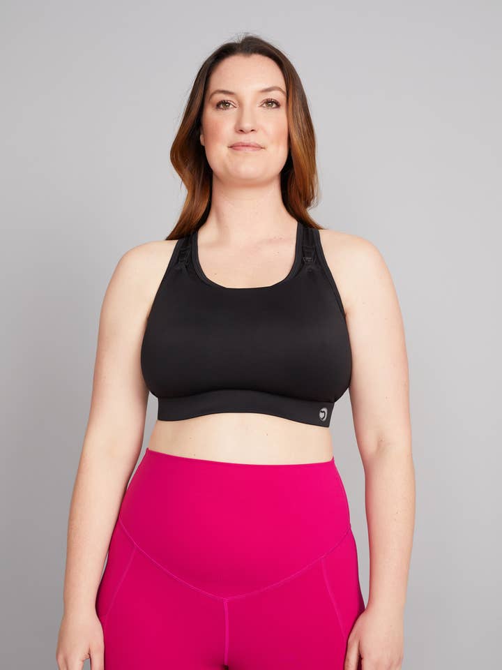 Freyja Nursing Bra for larger cup sizes - Black for wholesale by Natal Active