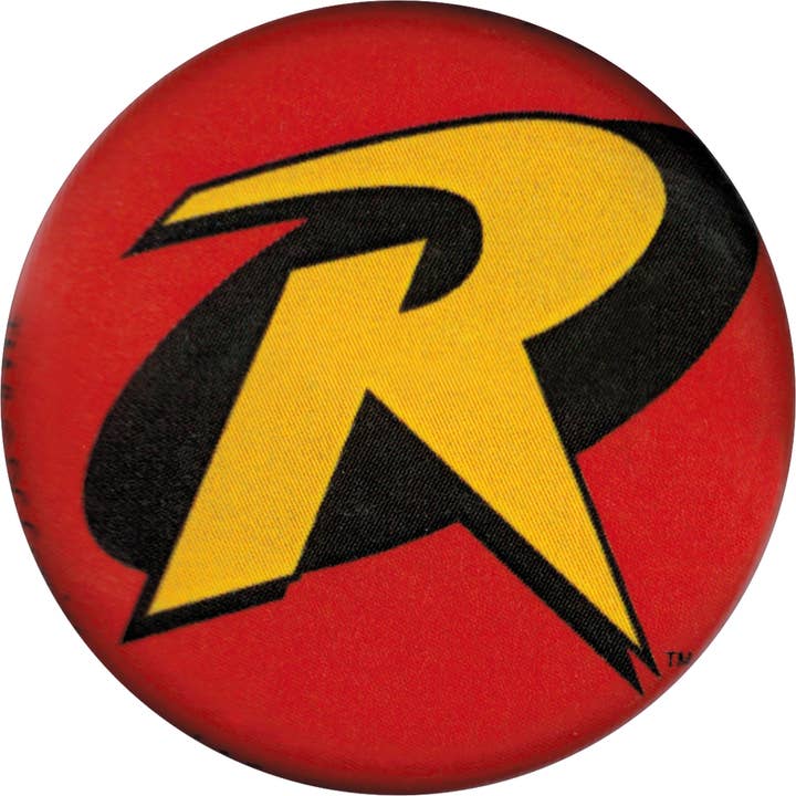 Square Deal Recordings & Supplies - Wholesale Lapel pin/button - Pin-on Button - 1.25 Inch - Batman - Robin Logo