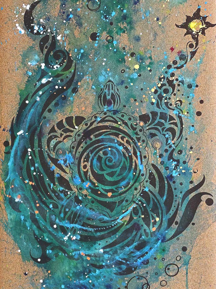 Tribute to Keya (Turtle) Cork Yoga Mat for wholesale by iláSTRATE™