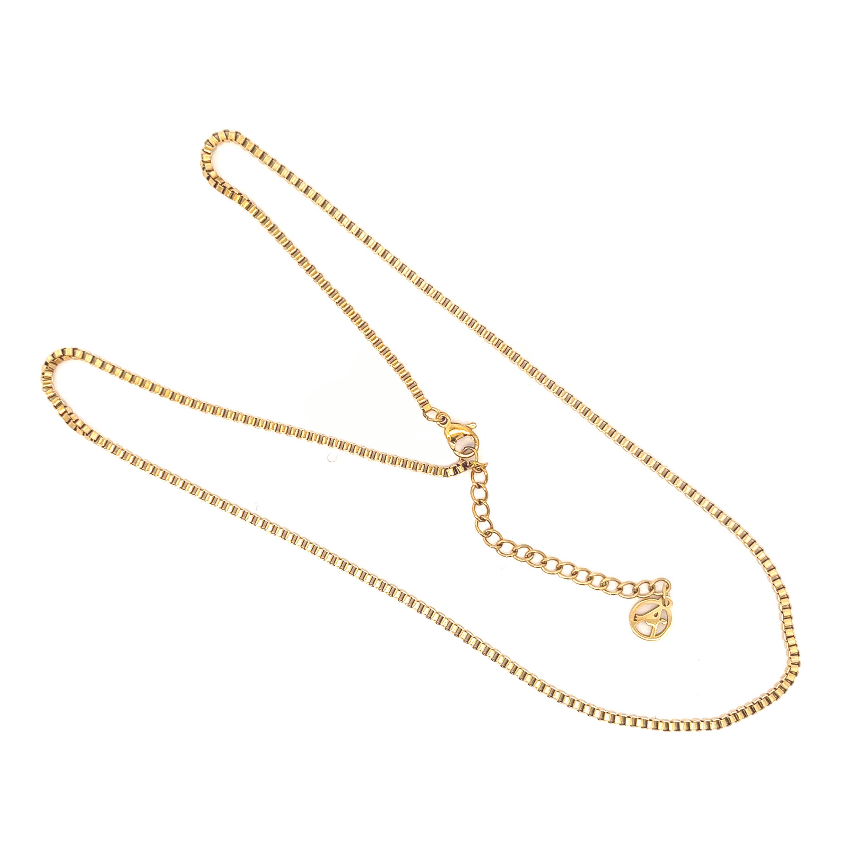 AMORINO SRL - Venta al por mayor Collares de cadenas y eslabones - COLLAR CADENA DE CAJA - JN23312E952/D7711