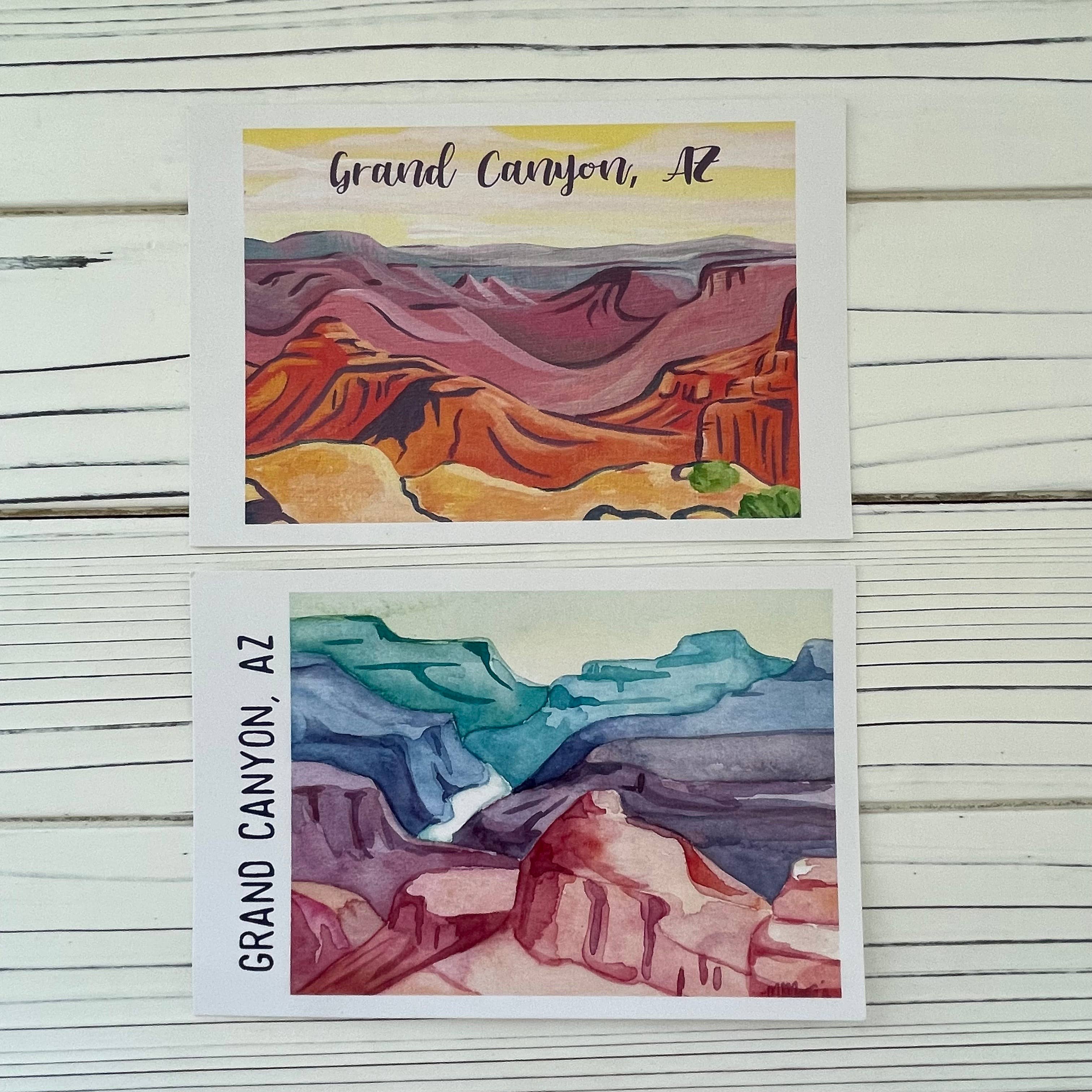 Two Deserts - Vendita all'ingrosso Cartoline - Cartolina del Grand Canyon6