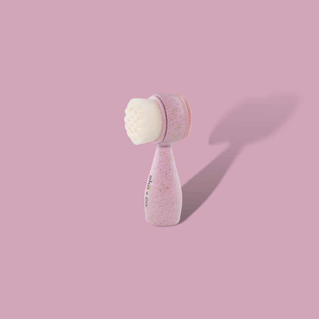 GreenWave - Wholesale Facial Cleanser - Wheat Straw Handle Facial Cleansing Brush with Soft Bristles5